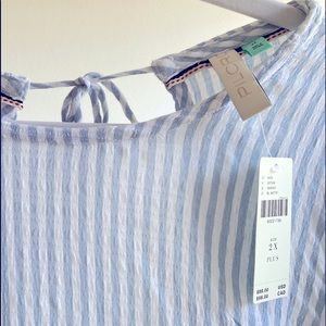 NWT Anthropologie x Pilcro Striped Top (2X)